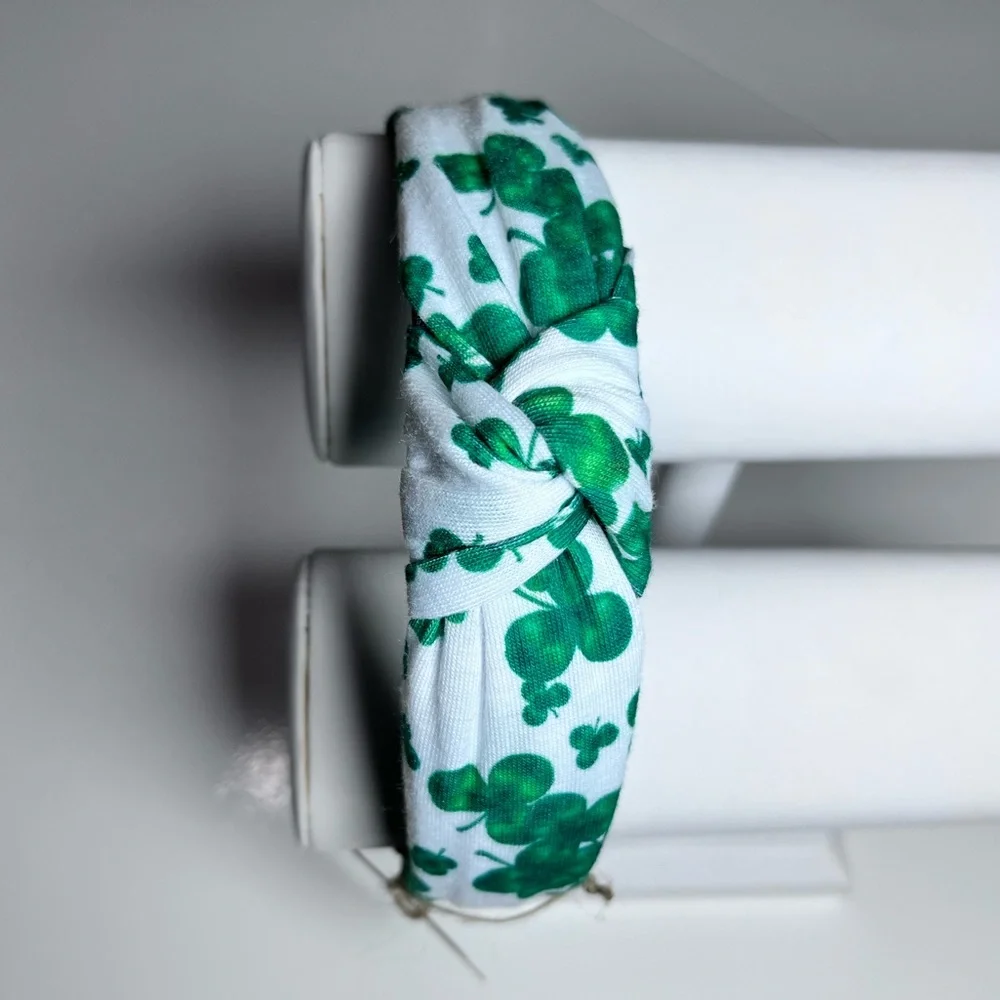 ☘️ SHAMROCK HEADBAND | Knotted Top | ST PATRICK’S Day! - Picture 2 of 10